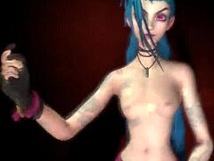 Softcore dans en muziek in de sexy video van League of Legends