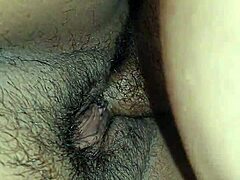 Puerto Rican wife gets a hard and messy creampie from her husband