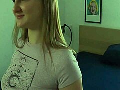Roommate wins a steamy session with busty coed