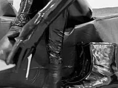 Glossy latex, shiny boots, and high heels: A fetish-filled fantasy
