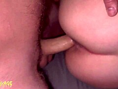 College blonde's first time anal with dirty talk and close-up views