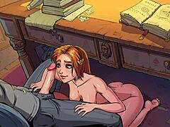 Ginny Weasley ártatlan szopása zűrös találkozássá válik, aminek csúcspontja a spermakibocsátás