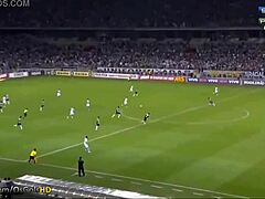 Brazilian stud Grêmio fucks athletic milf in the middle of mineiro
