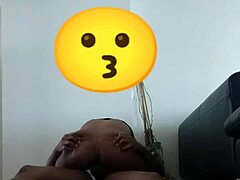 My Ethiopian beauty enjoys a Cameroonian cock during her period