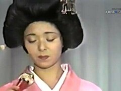 Mom and daughter get pounded in vintage Japanese porn