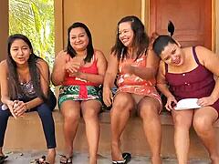 Upskirts of three salvadorian sluts flashing their panties