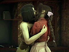 Полный фильм лесбийской тройки Риноа и Эритс с двойным оральным сексом и кунилингом
