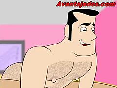 Porno gay de dibujos animados: un viaje caliente y humeante