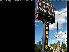 Tasia's first time on a billboard: A naked yoga experience