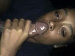 Black beauty gets her big dick off in HD video