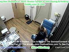 Clov Ava Siren gets a gynecology exam and speculum insertion
