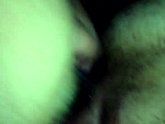 Amateur blowjob from a sexy fat woman