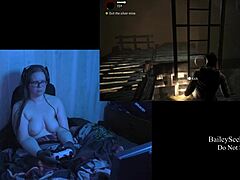 Big natural tits and thick body on display in part 6 of Alan Wake playthrough