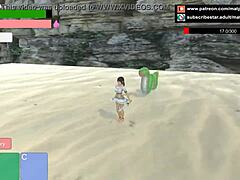 3D Hentai Game Trailer: Latinska boginja se bori in analno uživa