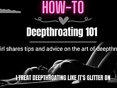 Master deepthroating techniques with erotic audio for men