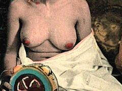 Vintage beauty: Women of the world with natural tits