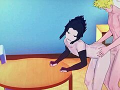 Naruto Sasuke Hentai játékmenet meleg anális szex és szopás