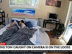Skrytá kamera Marley Brinxs zachytáva nežiaduceho návštevníka