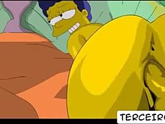 Simpsons cartoon star Marge gets fucked hard