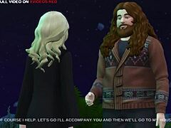 Întâlnire fierbinte între Hagrid și Lunas - O parodie animată