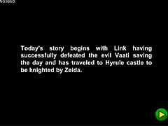 Perverted man has sex with four anime Zelda characters in animated porn game