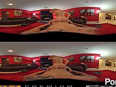 Virtual Reality Steroscopic 360 - Nikki Delano Gets Dirty as She Rides Derrick Pierce